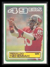 Renaldo Nehemiah 1983 Topps #171  San Francisco 49ers Rookie