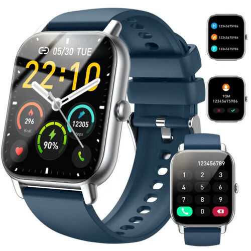 Smartwatch Uomo Donna con Effettua o Risposta Chiamate, 1.85" Orologio Digitale - Zdjęcie 36 z 43