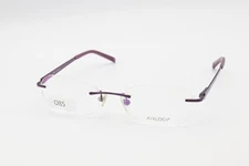 AIRLOCK LOVE UNITY 203 505 in Plum 52-18-135 Rimless Frames Flex Hinges O85