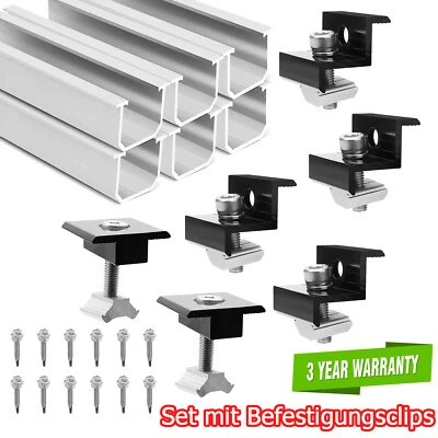 Solarpanel Halterung für Solarmodule Trapezblech Blechdach Montage Befestigung