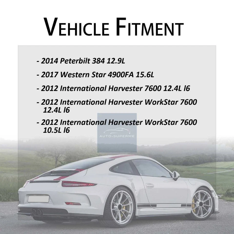 Manguera de refrigerante de radiador tubo a motor para Peterbilt 384 2014 12,9 L Foto 2 de 2