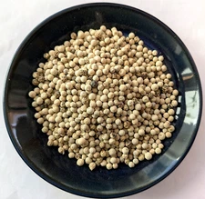 PEPPER PEPPERCORNS WHITE WHOLE VIETNAM 1 OZ - 2 LB RESEALABLE BAG 