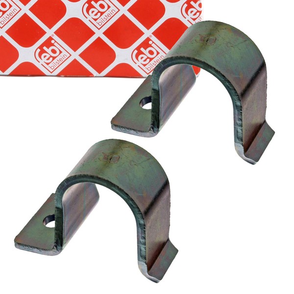 2X febi Halterung Stabilisatorlager FüR Mercedes Sprinter 901-903 VW LT II Vorne-image