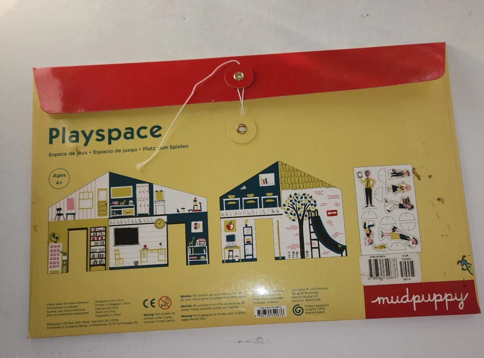 Mudpuppy Playspace My School Caardboard Architectural Play Set 2010 NEW - Image 3 of 4