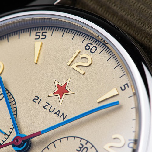 Reloj mecánico manual cronógrafo zafiro exposición Aviation SEAGULL1963 ST19 - Imagen 12 de 20
