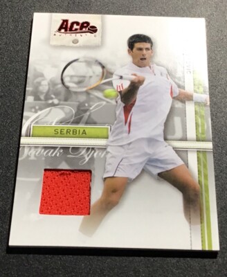 NOVAK DJOKOVIC 2007 Ace Authentic Straight Sets Materials