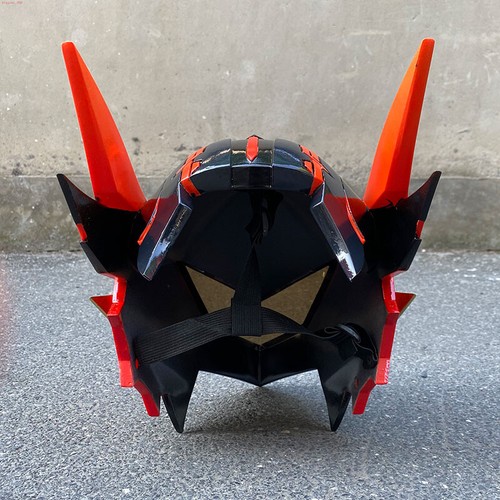 Genshin Impact Pyro Archon Mavuika Cosplay Helm Maske tragbar Harz Requisite Modell - Bild 3 von 8