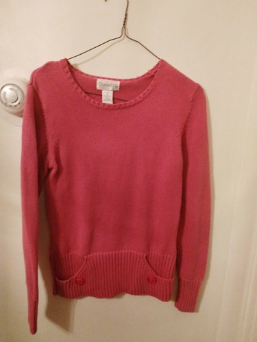 CHADWICK'S WOMEN SWEATER PULLOVER PINK 
