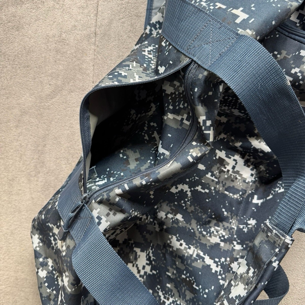 Mercury Luggage Tactical Gear Navy Blue Camo Duffel Bag 30