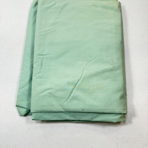 vintage stevens flat sheet king solid green blend no iron percale - Picture 1 of 10