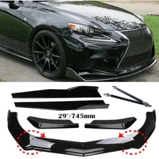 Front Bumper Lip Spoiler Splitter Side Skirt Rear Lip For Lexus IS250 Polyure