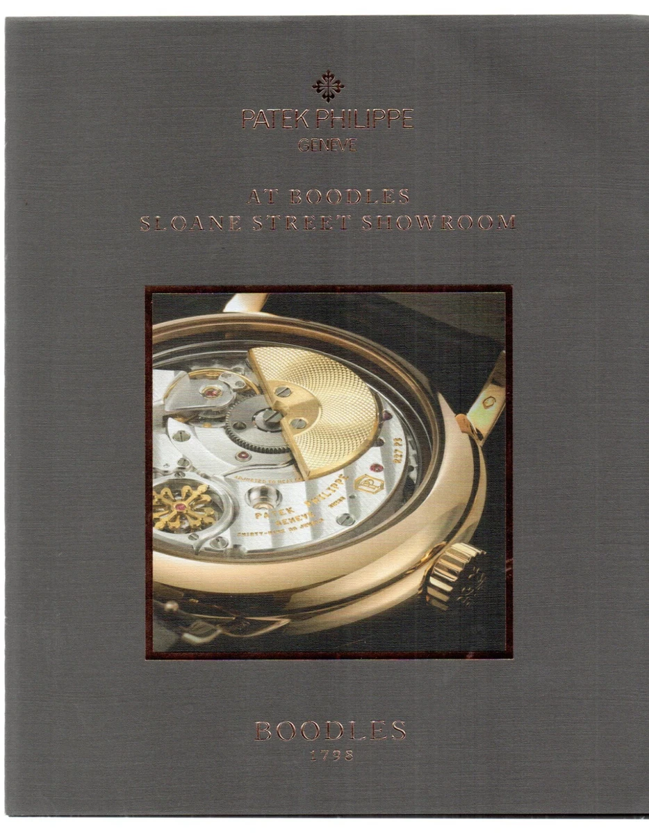PATEK PHILLIPE GENEVE WATCH COLLECTION 2022 CATALOGUE WITH BOODLES OUTER COVER