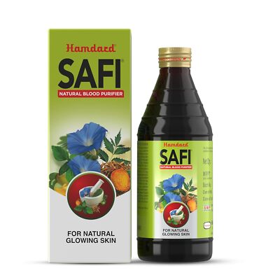 Hamdard Safi Natural Blood Purifier Syrup For Acne Pimple Blemishes Rashes