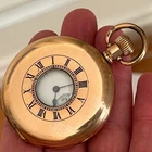 Antique 1920s Half Hunter Elgin Pocket Watch With Gold Filled Case (Z121)