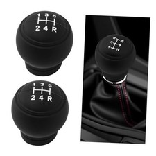 2PCS Car Gear Shift Knob Cover,Flexible Silicone Car Gear Shift Cover for