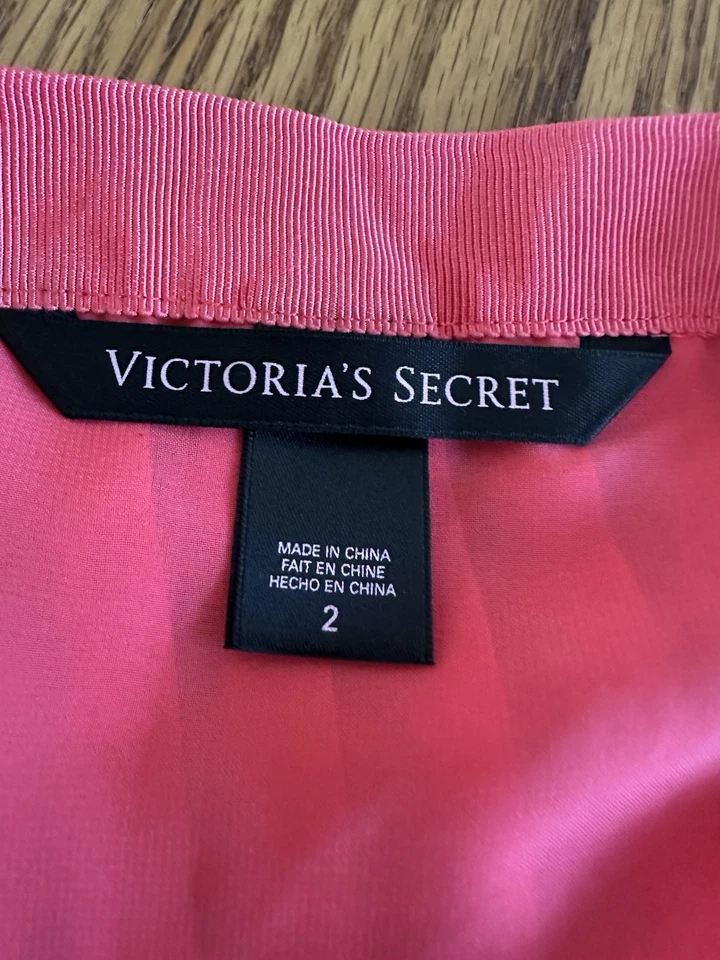 Victoria’s Secret Falda Rosa Plisada Semi Transparente Y2K Coqueta Hada 2 Boho Chic Foto 3 de 4