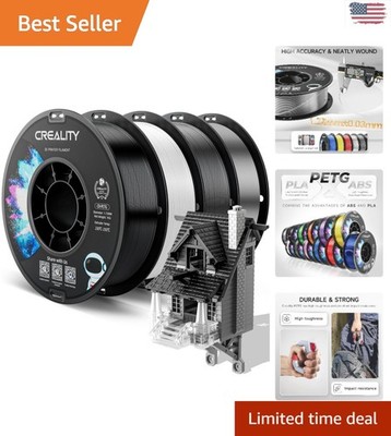 Odorless Creality PETG 3D Printing Filament 1.75mm 4KG - Moistureproof Toughness