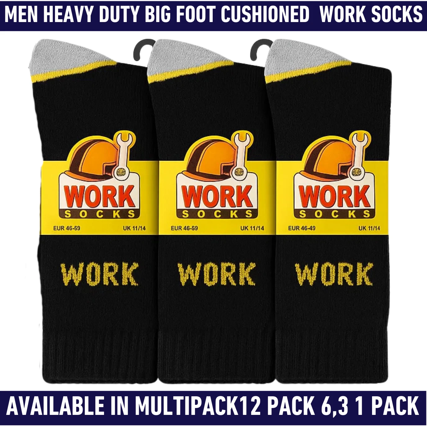 Premium Work Socks - Main View