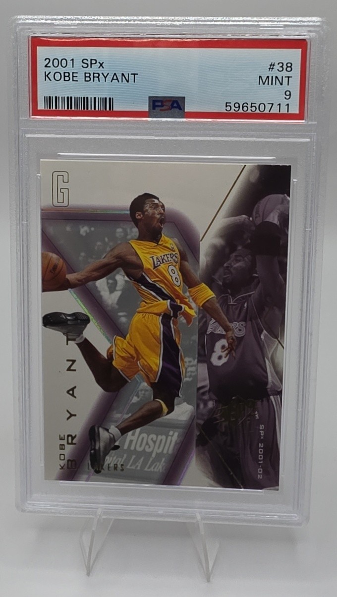 2001-02 SPx Kobe Bryant PSA 9 Los Angeles Lakers