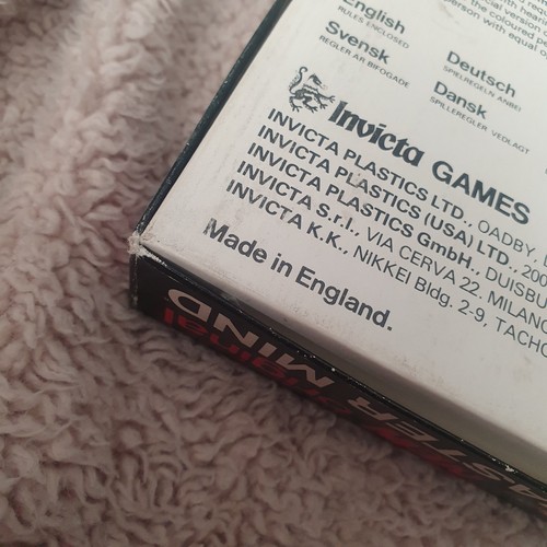 Vintage Invicta Original Master Mind Game 1972 Boxed - Picture 8 of 8