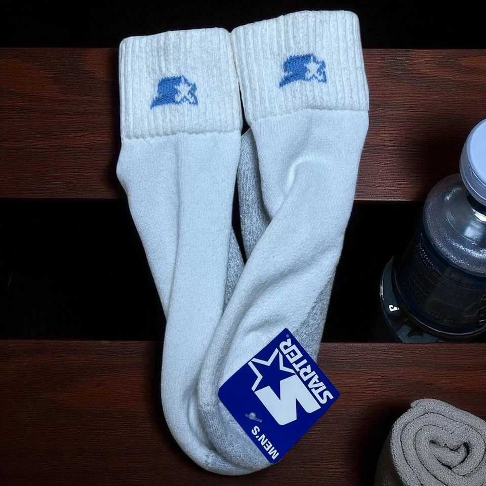 Meias masculinas vintage para iniciantes - Sapato NOS novo com etiquetas tamanho 6-12 - Imagem 4 de 4