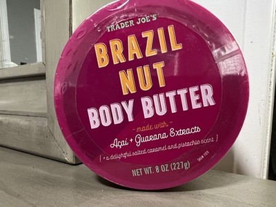 Trader Joe's BRAZILIAN NUT BODY BUTTER Acai Guarana Extracts New -FREE SHIPPING-