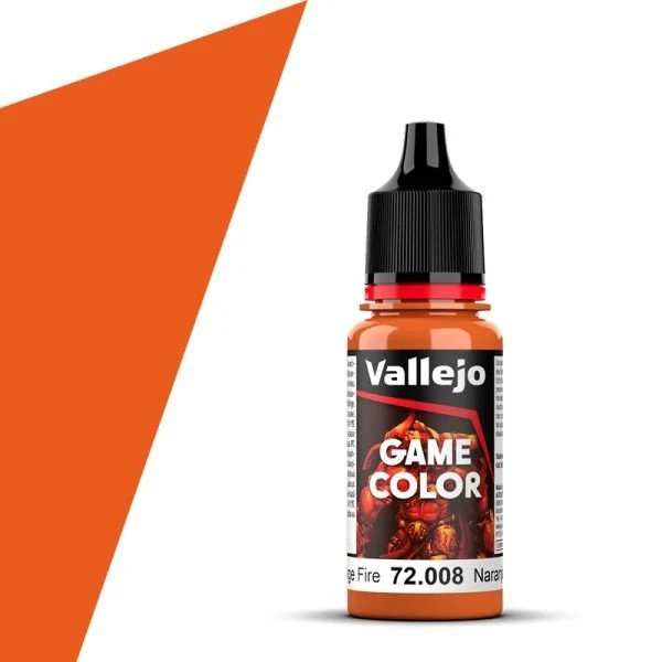 Vallejo Game Color 17ml - Orange Fire - 72.008 - Image 3