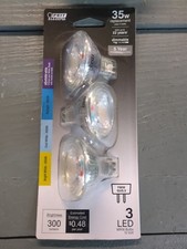 3-Pk Feit Electric Track Light Led Flood Light Bulb 35-W Equivalent MR16 GU5.3