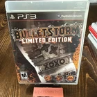 Bulletstorm -- Limited Edition (Sony PlayStation 3, 2011) PS3 Complete Manual