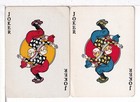 Two Playing Card Jokers, "Reversible Jester" Midland PCC, United States, 1920's — photo 1
