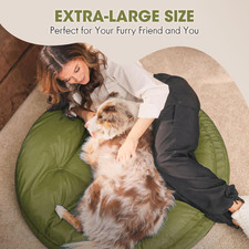 home Orthopedic Dog Bed for Large Dogs, 36 Inches Dual Layer Water Repellent ...