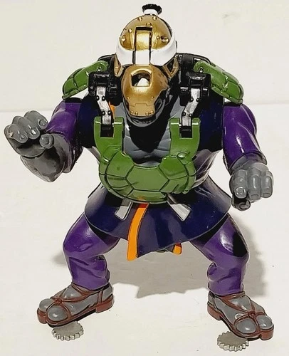 VINTAGE 1993 TMNT AUTO MUTATIONS NIGHT NINJA ROCKSTEADY ACTION FIGURE INCOMPLETE