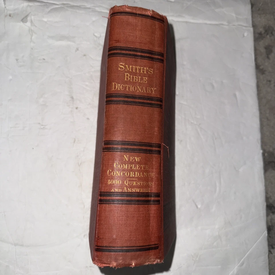 Smith’s Pronouncing Bible Dictionary Revised Edition 1901 For Repair - Image 2 of 4