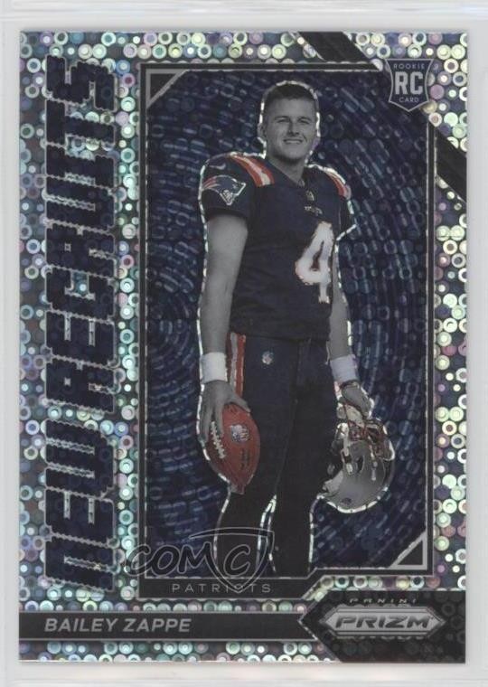 2022 Panini Prizm New Recruits No Huddle Prizm Bailey Zappe #NR-7 Rookie RC 7l6