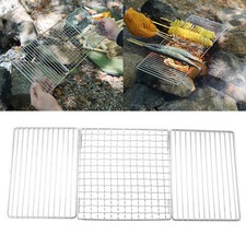 Robuster Edelstahl Outdoor Camping Klappgrill Holzkohlegrill – Bild 2