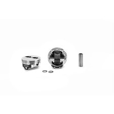 Icon Piston Set Ic849.std 4.125 Bore 4.8cc Flat Top For Chevy 434 Sbc Stroker