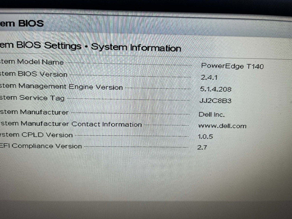 Dell PowerEdge T140 8GB RAM XEON E-2124 PERC H330 RAIDS - NO HD/NO 
