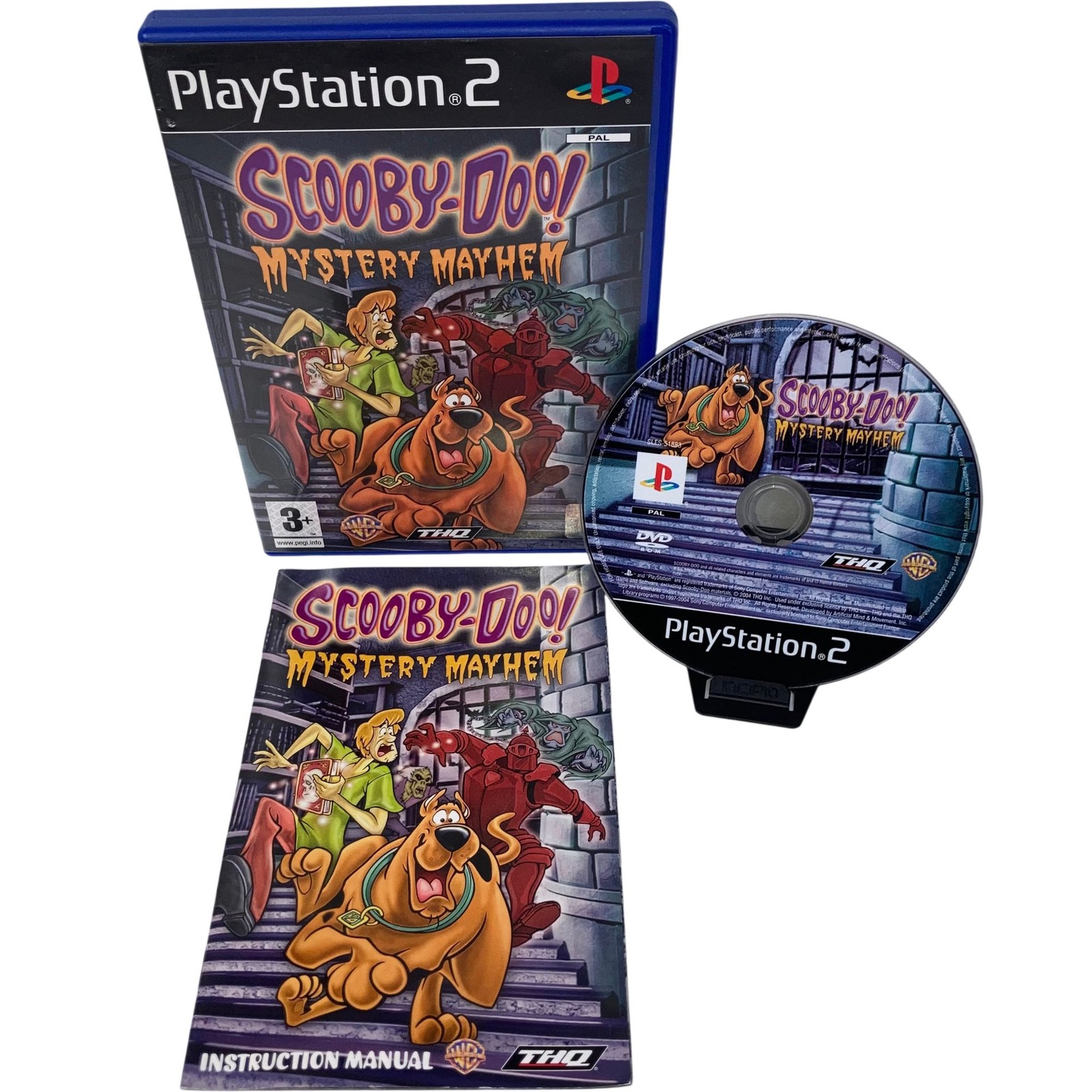 Scooby-Doo Mystery Mayhem PlayStation 2 Game PS2 Complete with Manual Tested