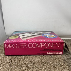 Mattel Intellivision II Console Complete in Box Controllers Cables Tested