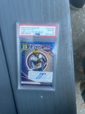 *POP 2* 2024 donruss elite Jj mccarthy turn of the century auto blue/25 psa 
