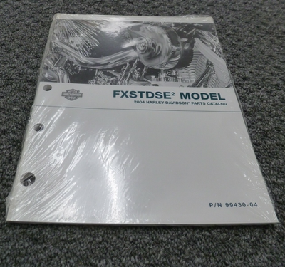 #ad 2004 Harley Davidson CVO FXSTDSE2 Screamin Eagle Parts Catalog Manual Book NEW $90.30