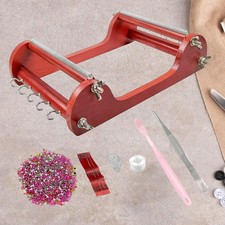 Holzperlen-Webstuhl-Set, Geschenke für Anfänger, für handgefertigte Anhänger