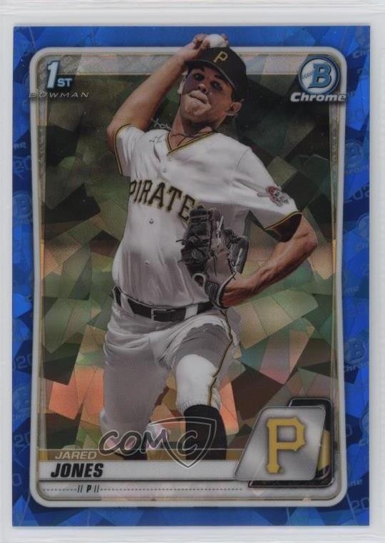 2020 Bowman Chrome Draft Sapphire Jared Jones #BD-70 v8j