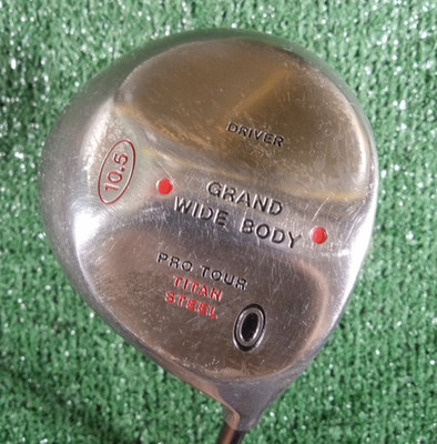 Pro Tour Grand Wide Body Titan Steel Driver 1-Wood Graphite Shaft RH 43''