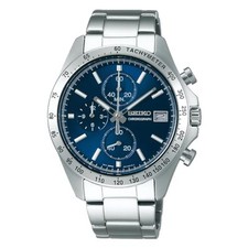 SEIKO Watch Seiko Selection Quartz Chronograph SBTR023 Men's Silver
