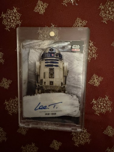 Lee Towersey [Orange Refractor] #GA-LT Star Wars 2022 Topps Galaxy Chrome Autograph card