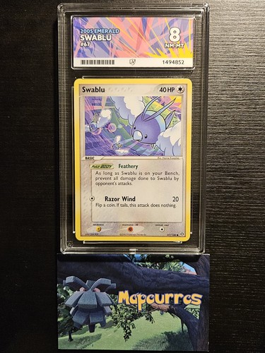 Swablu graded ACE 8 for sale on eBay