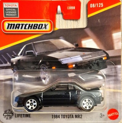 1984 Toyota MR2 In Schwarz, Matchbox 8/125 1:64