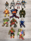 Vintage Lot Of 80s 90s Action Figure Toxic Crusaders MOTU TMNT Hulk Hogan He-Man