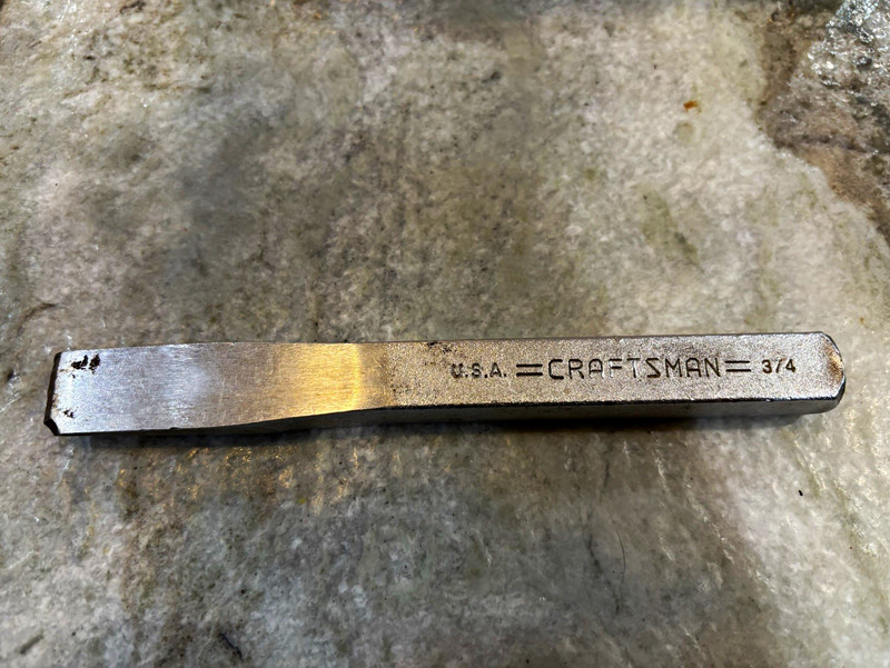 Craftsman Cold Chisel 3/4 in Steel Blade, 8 in Long, Model/MPN 42975